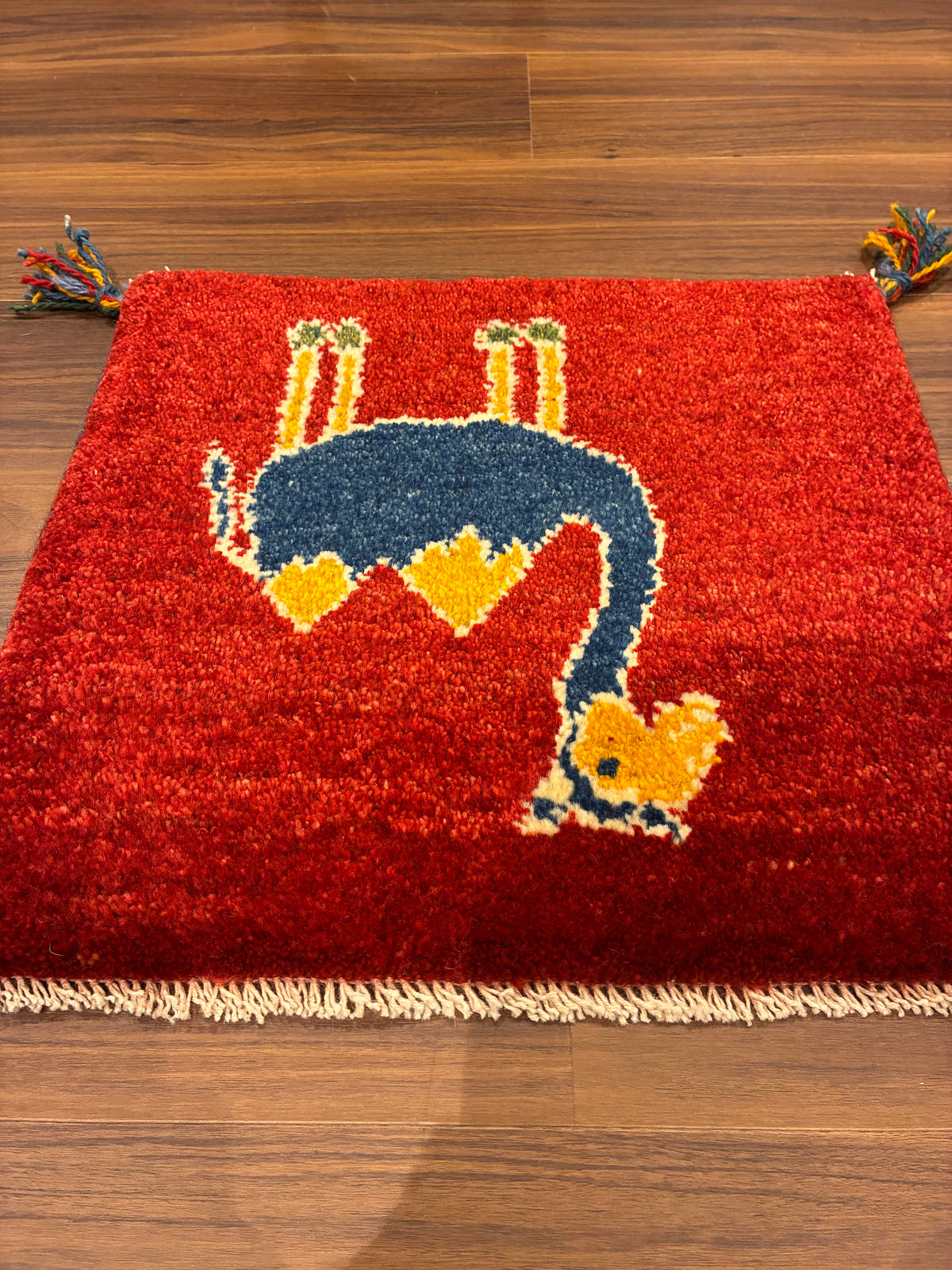 【千葉店】ギャッベ 45cm x 40cm T8362