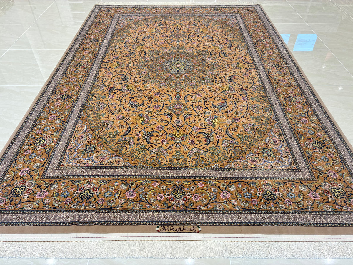 【千葉店】イスファハン レズバーニ工房 300cm x 208cm PS12448