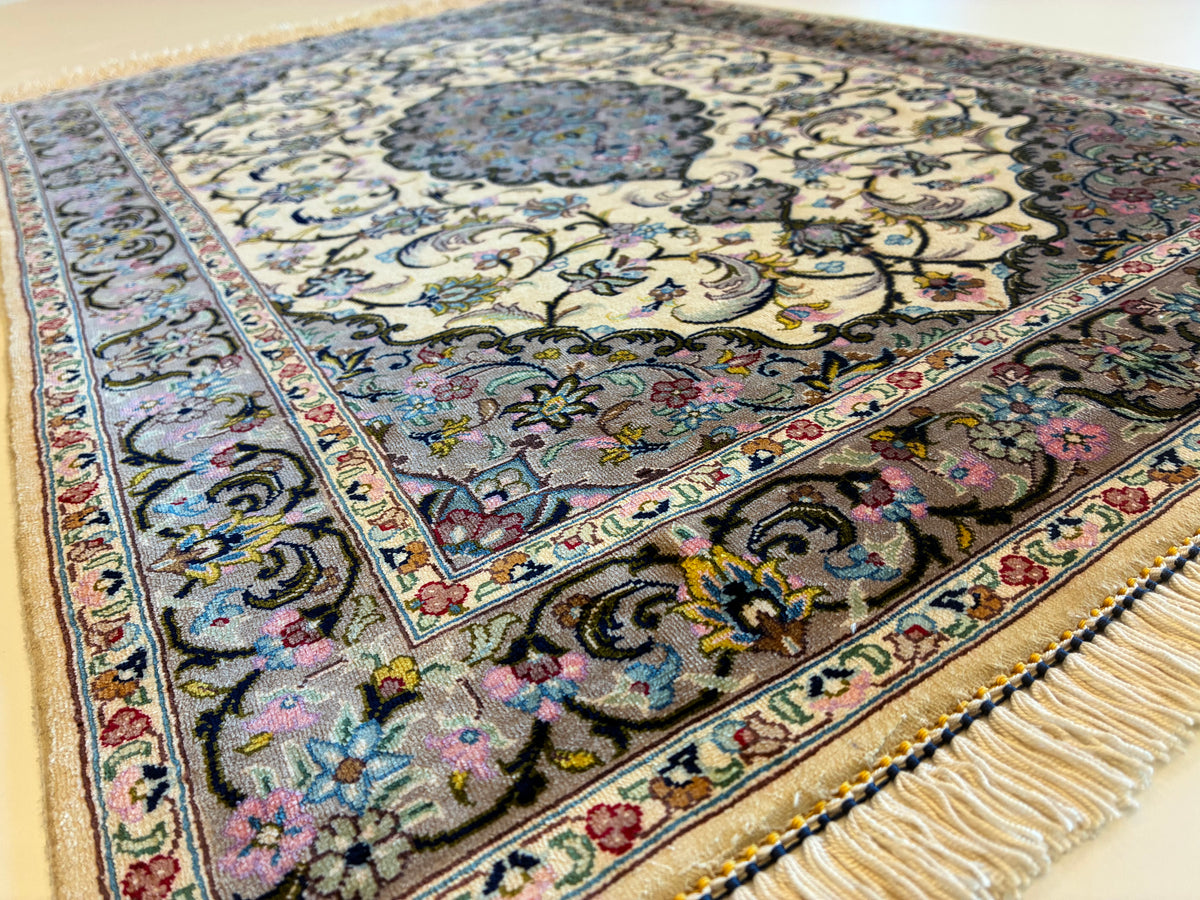 【千葉店】カシャーンシルク パディデ工房 88cm x 60cm PS12774