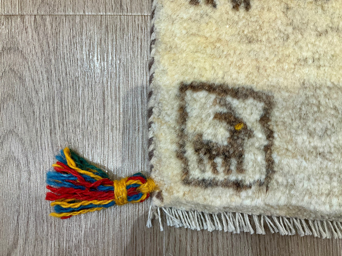 ギャッベ 40cm x 40cm T2048