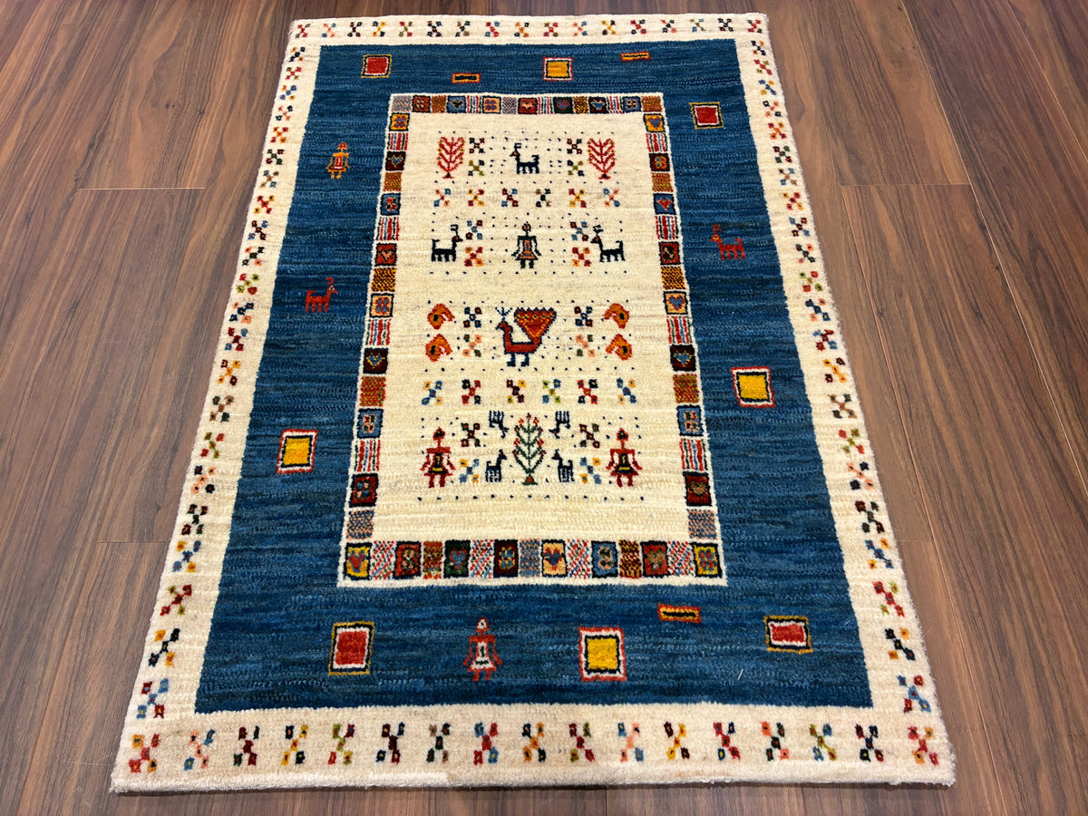 【千葉店】カシュクリギャッベ 100cm x 66cm RJ14821