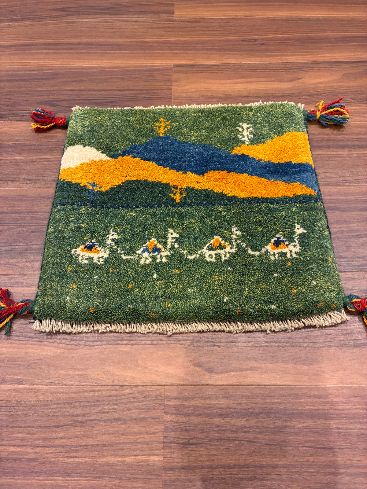 【千葉店】ギャッベ 42cm x 38cm Z3000