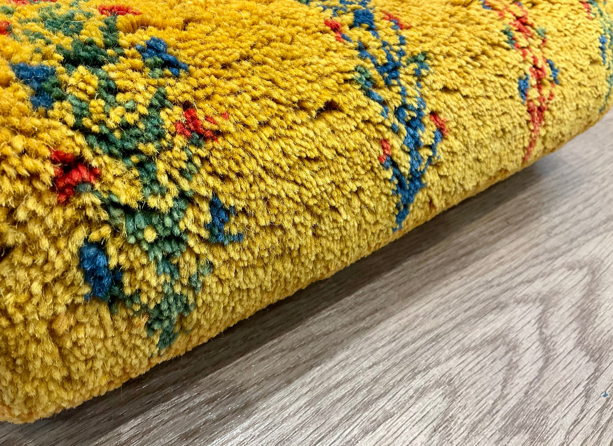【福岡店】ギャッベ 41cm x 38cm Z2932