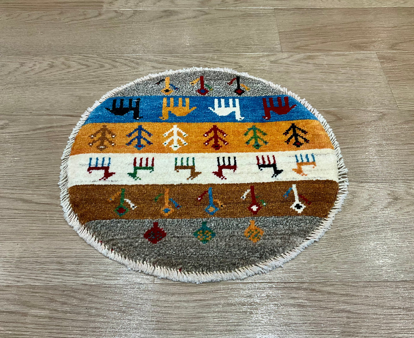 ギャッベ アマレバフト 40cm x 39cm T2185