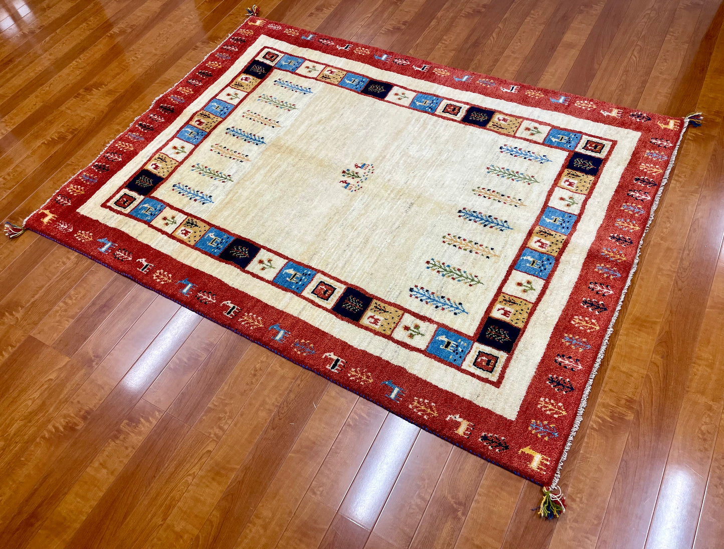 【オンライン限定】ギャッベ  208cm x 154cm RJ193