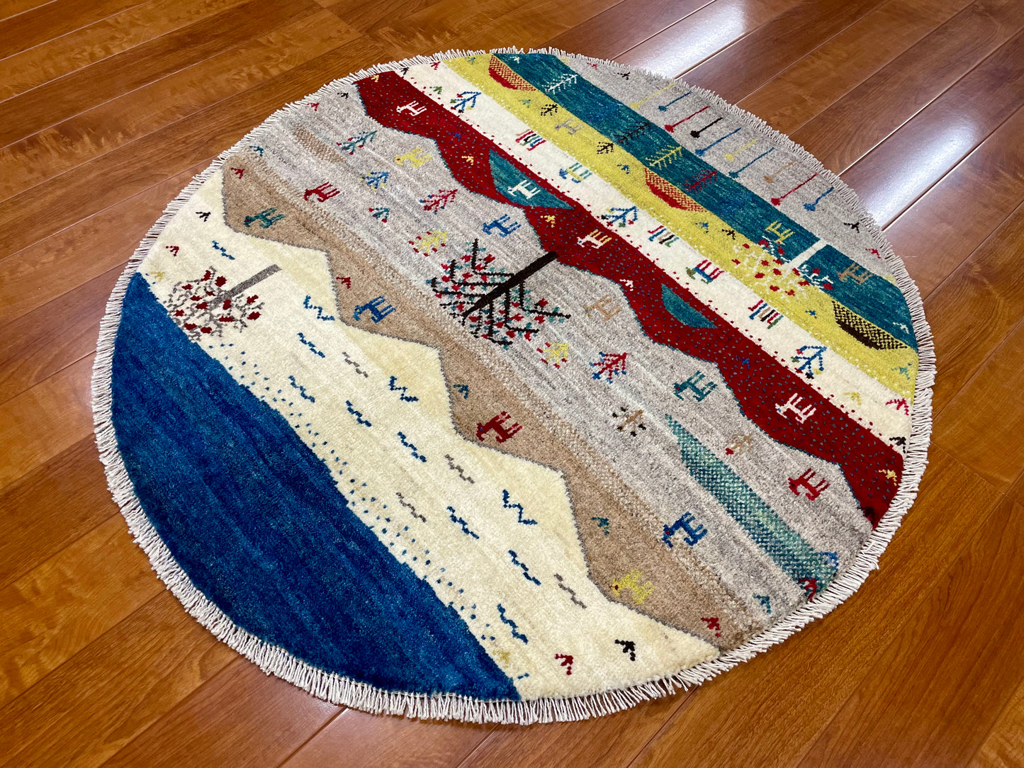 【オンライン限定】ギャッベ アマレバフト Φ100cm RJ9805