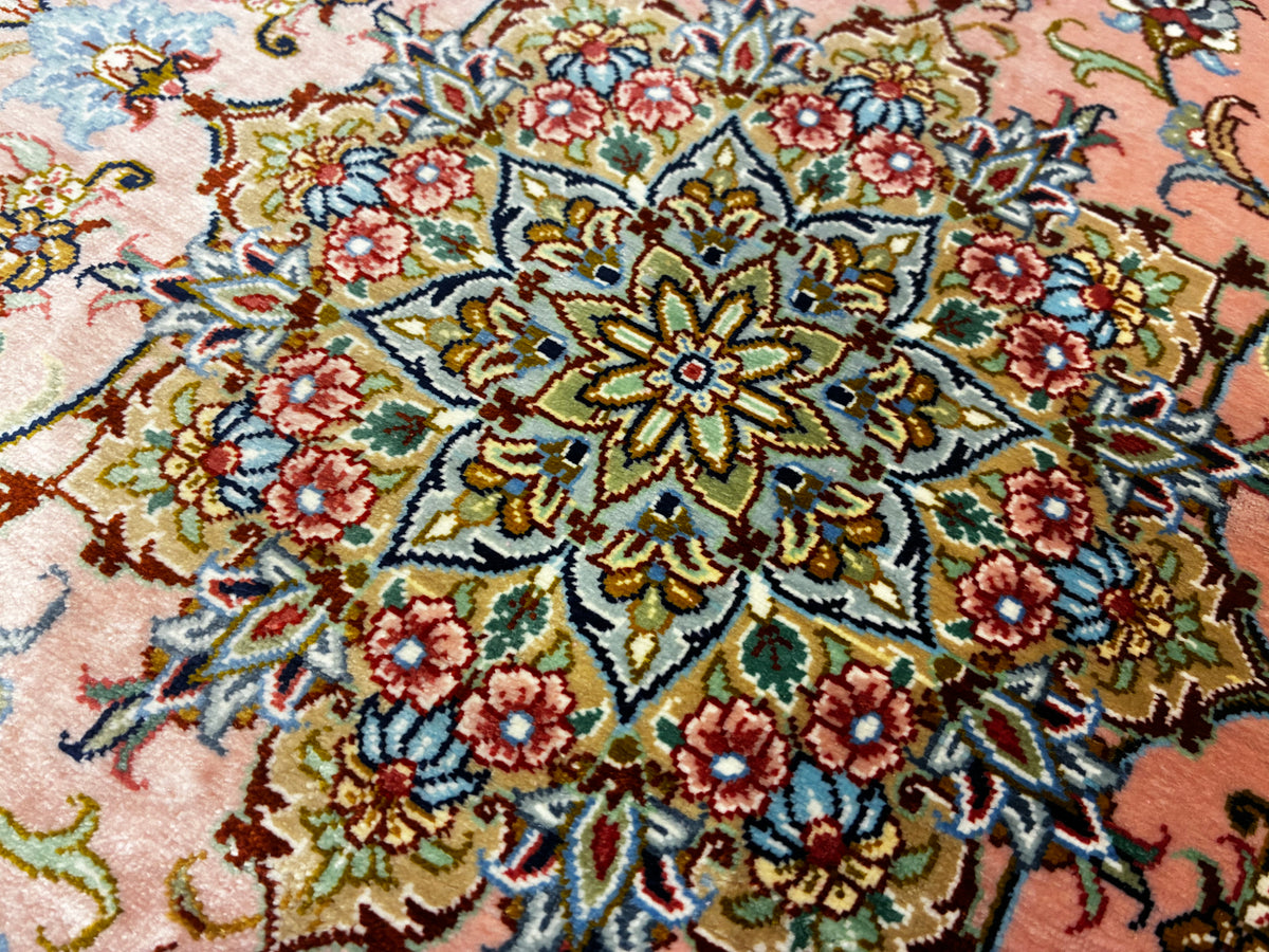 【千葉店】カシャーンシルク アルシャディ工房 93cm x 58cm PS6820