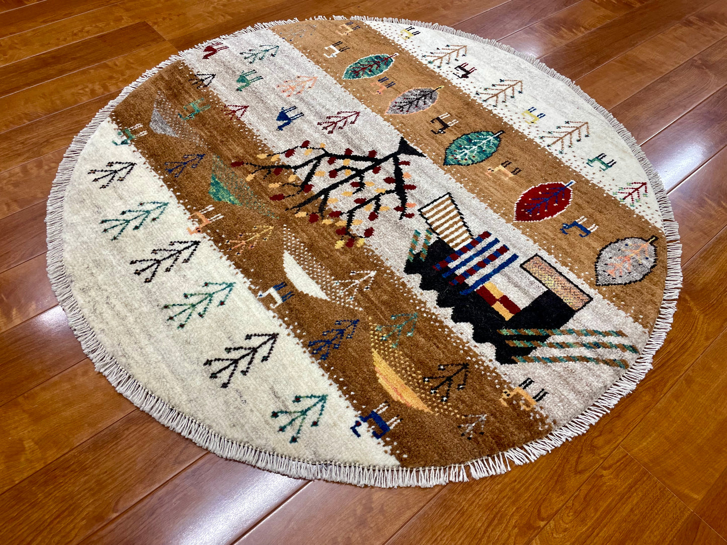 【オンライン限定】ギャッベ アマレバフト Φ100cm RJ8720