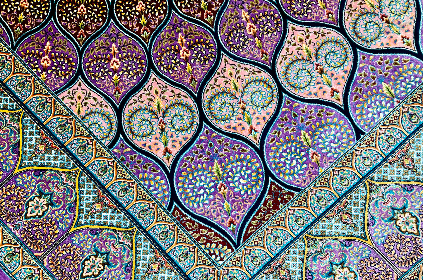 ペルシャンシルク 200cm x 135cm PS11915