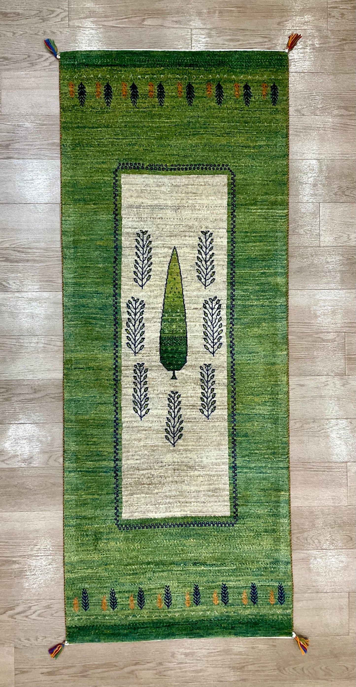 カシュクリギャッベ  206cm x 80cm RJ7862