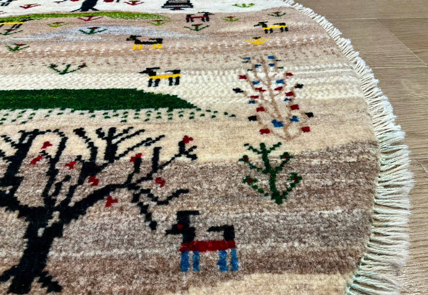 ギャッベ アマレバフト Φ100cm RJ7938