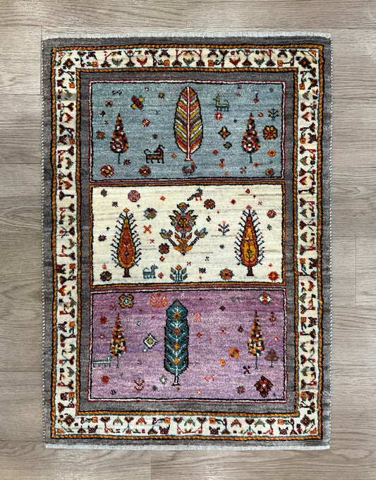 カシュクリギャッベ 89cm x62cm RJ16083