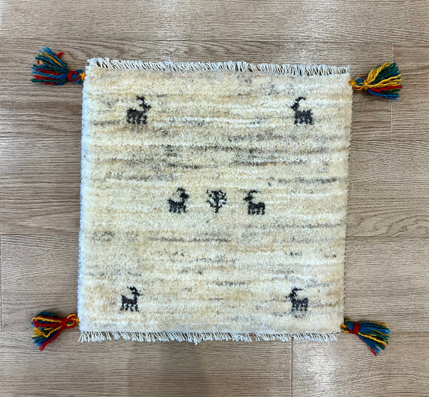 ギャッベ 42cm x 40cm T2130