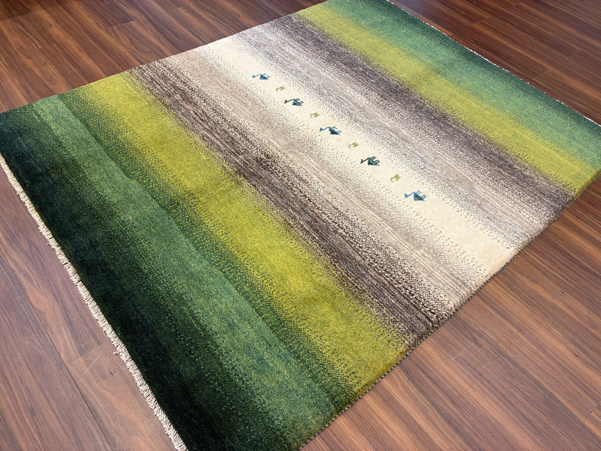 【千葉店】ギャッベ  195cm x 153cm RJ10575
