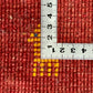 【福岡店】ギャッベ 44cm x 41cm Z3379