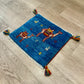 【福岡店】ギャッベ 43cm x 38cm Z3587