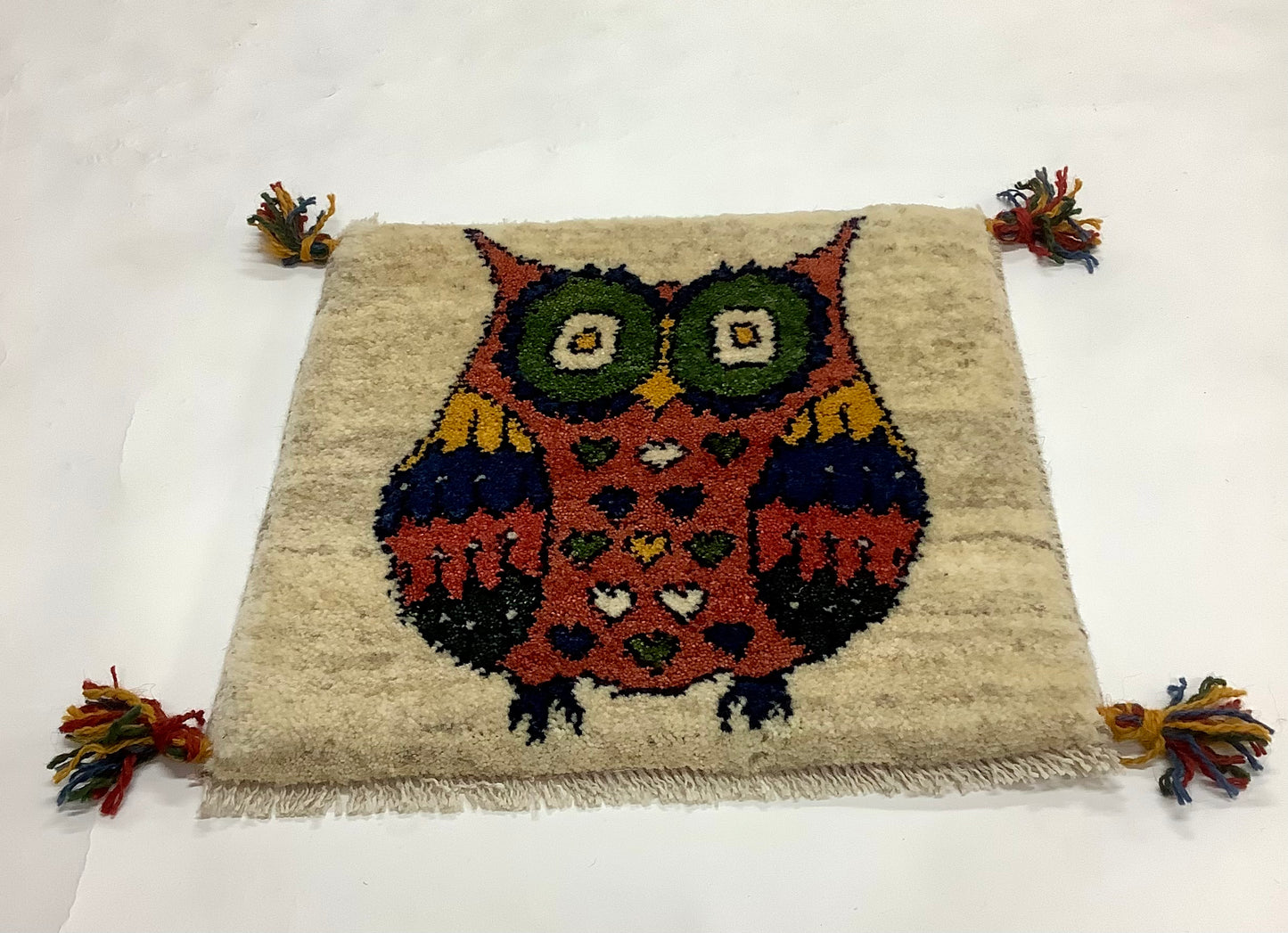 ギャッベ 42cm x 42cm T4862
