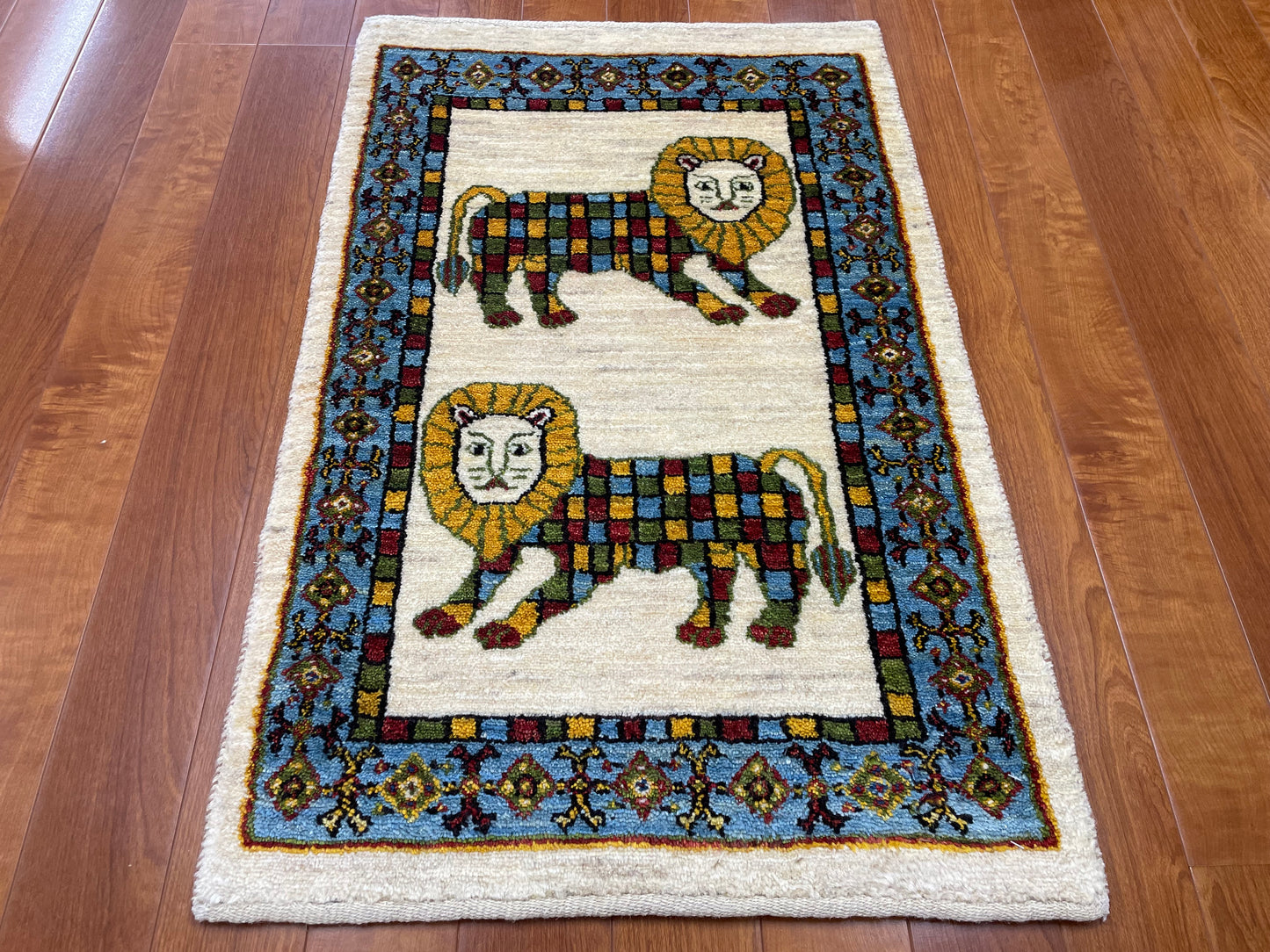 【オンライン限定】カシュクリギャッベ 96cm x 61cm RJ17296