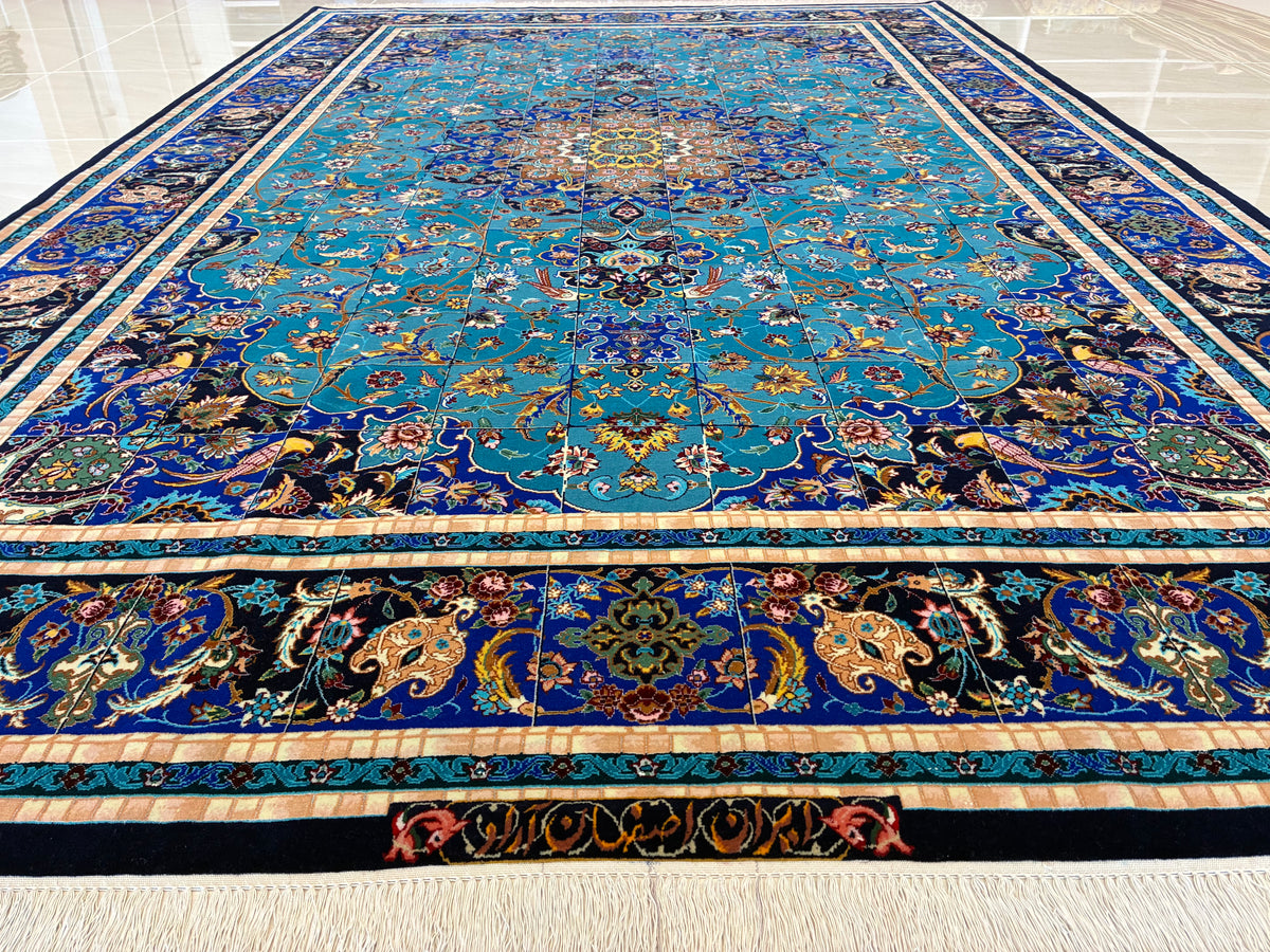 【千葉店】イスファハン アールデ工房 307cm x 206cm PS12638