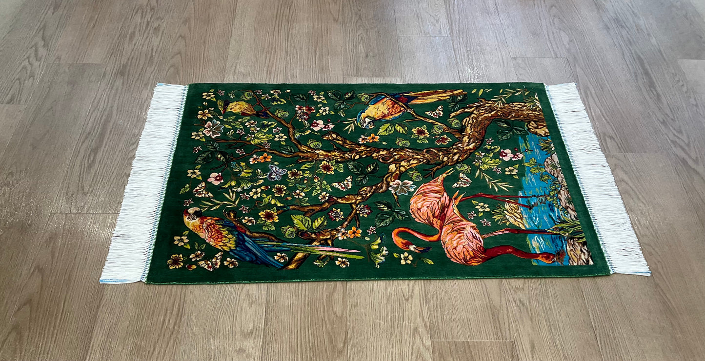 ペルシャンシルク 90cm x 60cm PS10774
