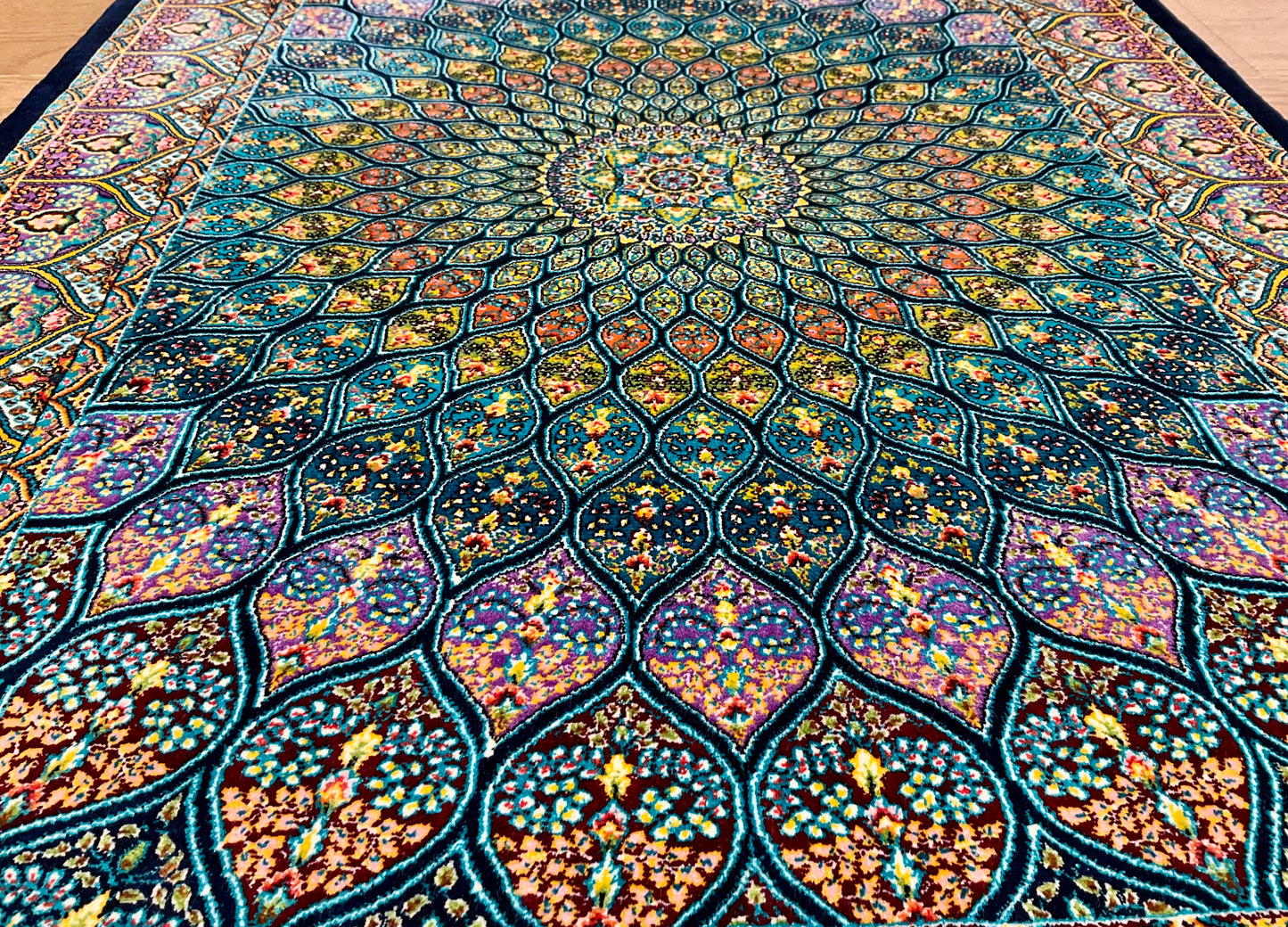 ペルシャンシルク 90cm x 60cm PS10925