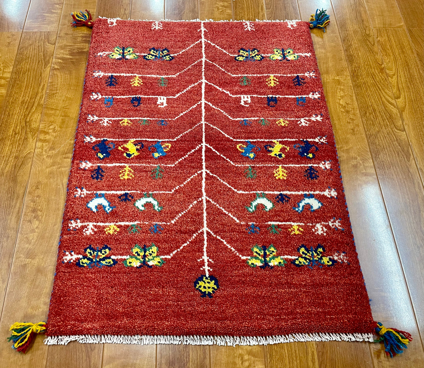 【オンライン限定】ギャッベ 85cm x 62cm RJ12395