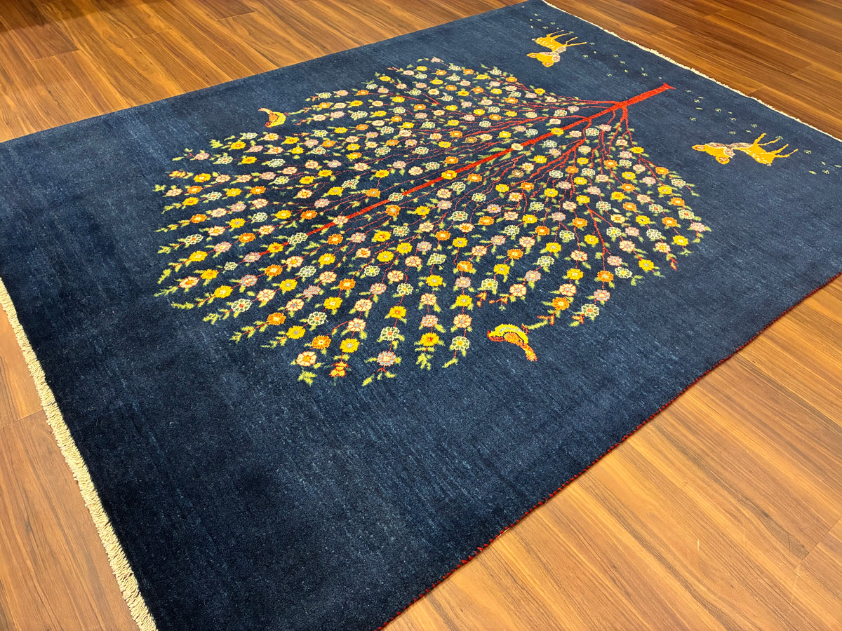 【千葉店】カシュクリギャッベ  203cm x 153cm RJ14445