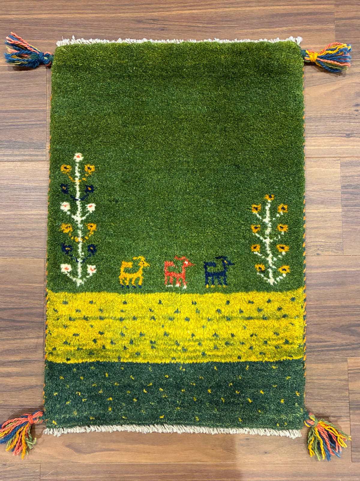 【千葉店】ギャッベ 57cm x 39cm NN17956