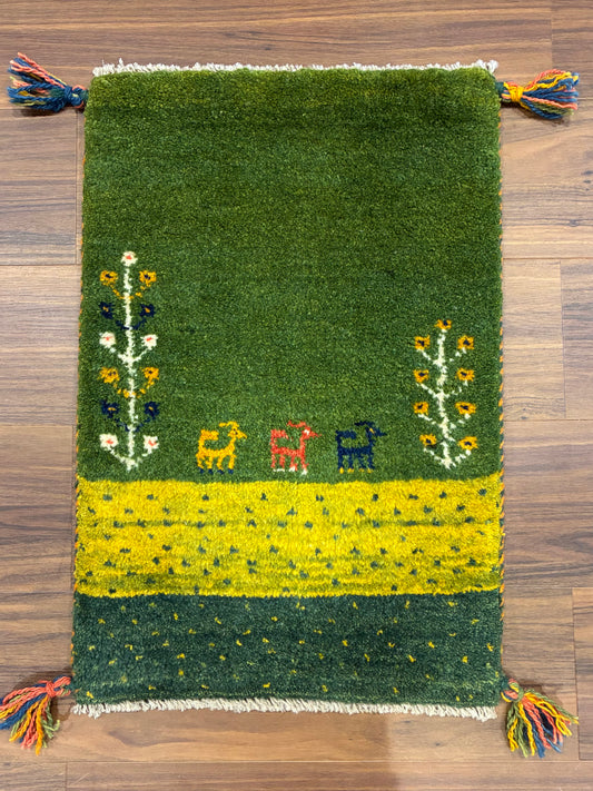 【千葉店】ギャッベ 57cm x 39cm NN17956
