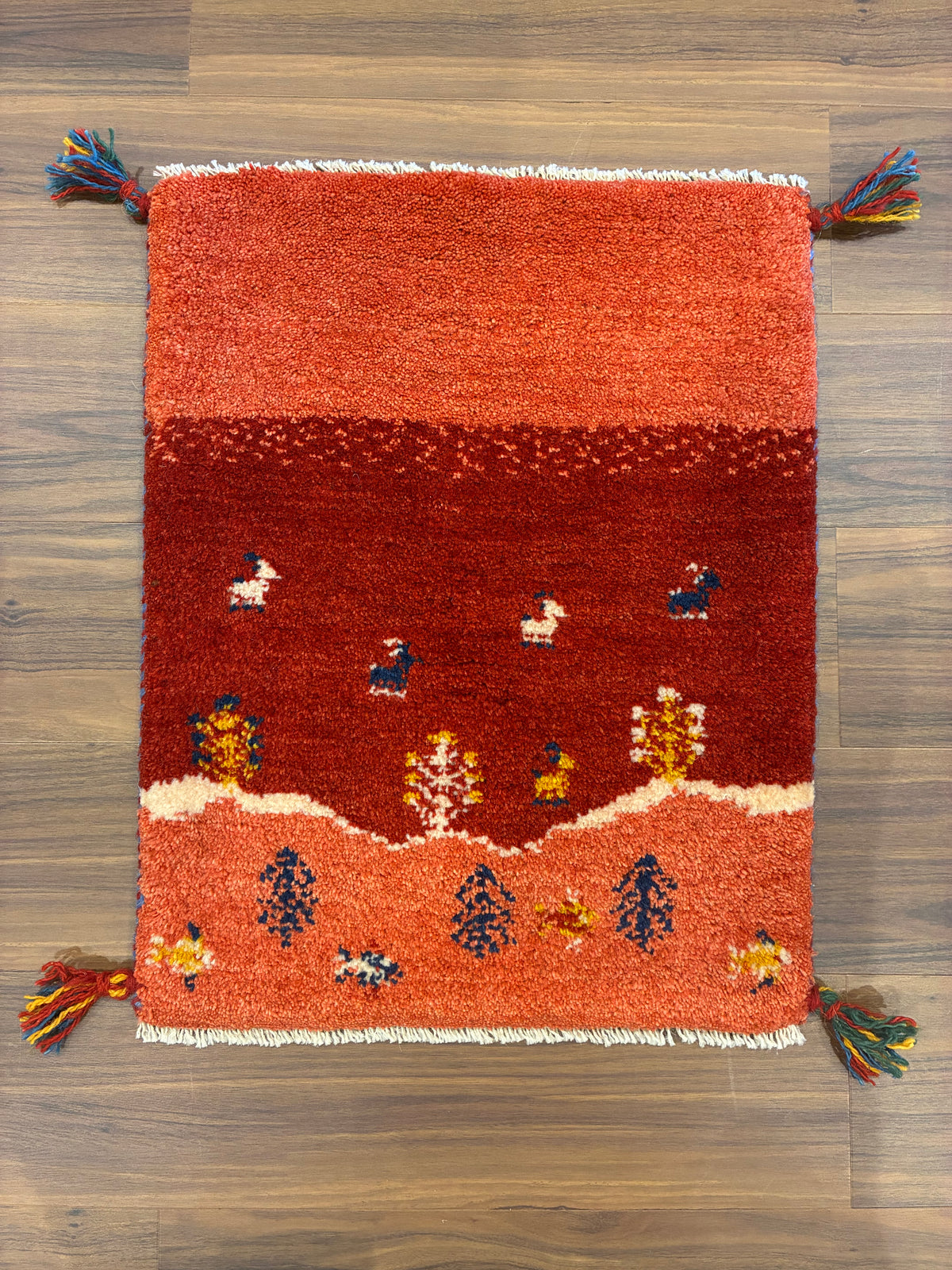 【千葉店】ギャッベ 58cm x 46cm NN19863