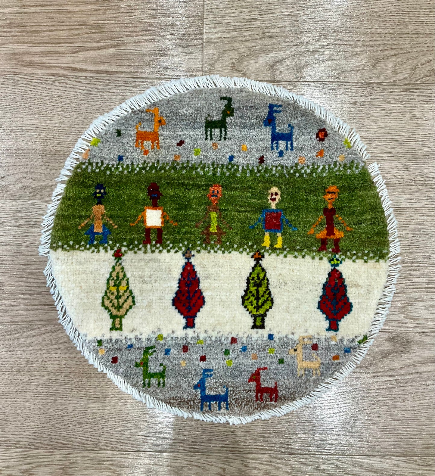 ギャッベ アマレバフト 41cm x 40cm AJ23498