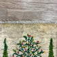 【福岡店】ギャッベ 37cm x 38cm Z3692