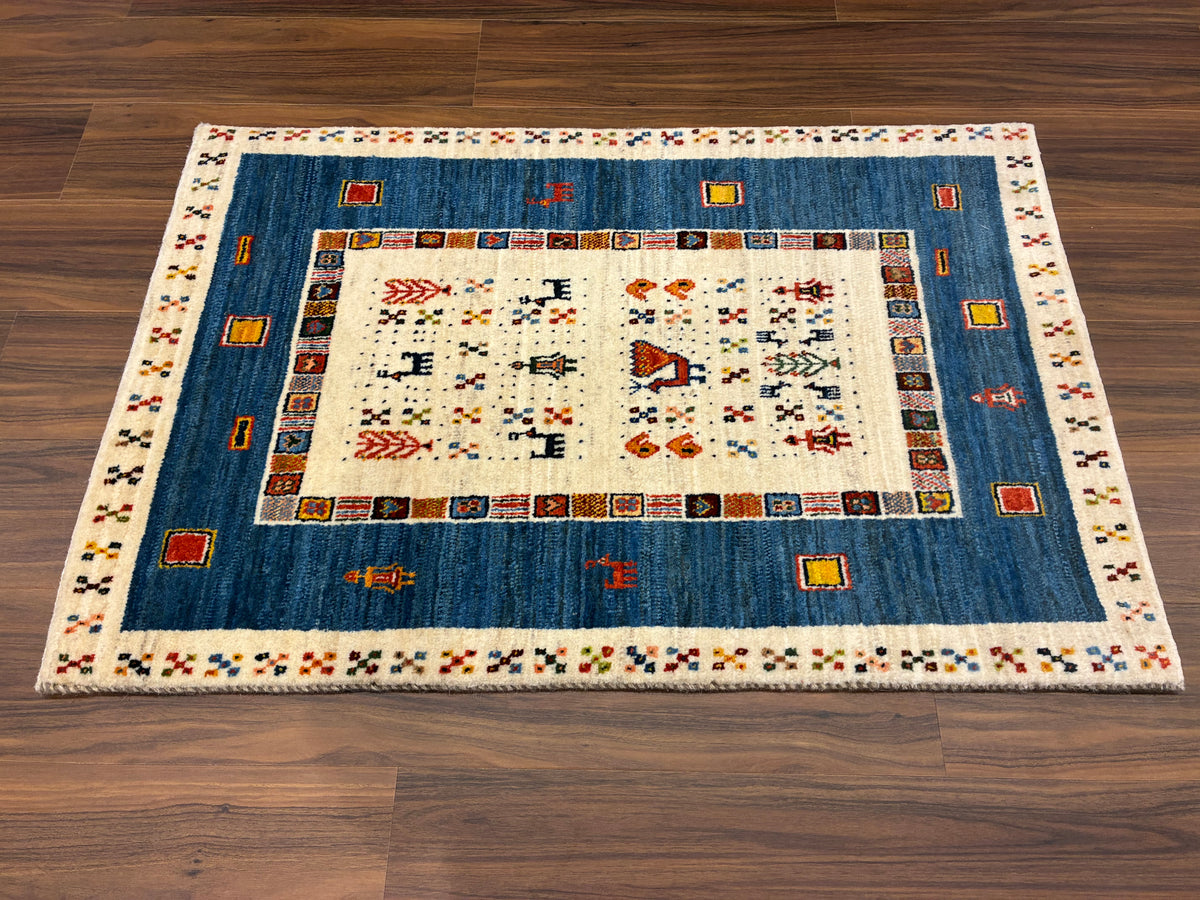 【千葉店】カシュクリギャッベ 100cm x 66cm RJ14821