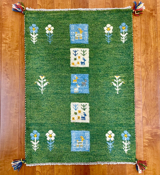 【オンライン限定】ギャッベ 88cm x 62cm RJ1624