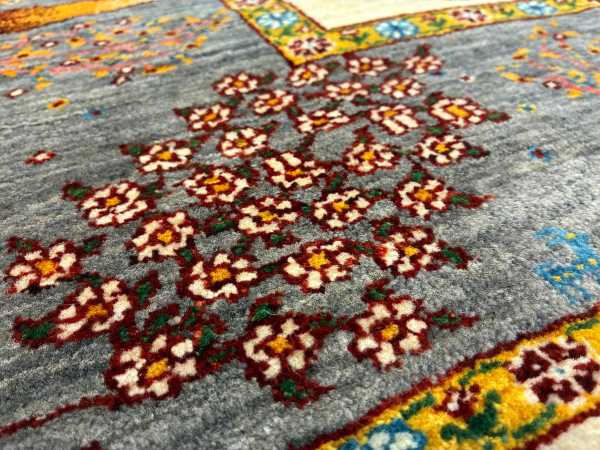 【千葉店】カシュクリギャッベ  200cm x 154cm RJ17224