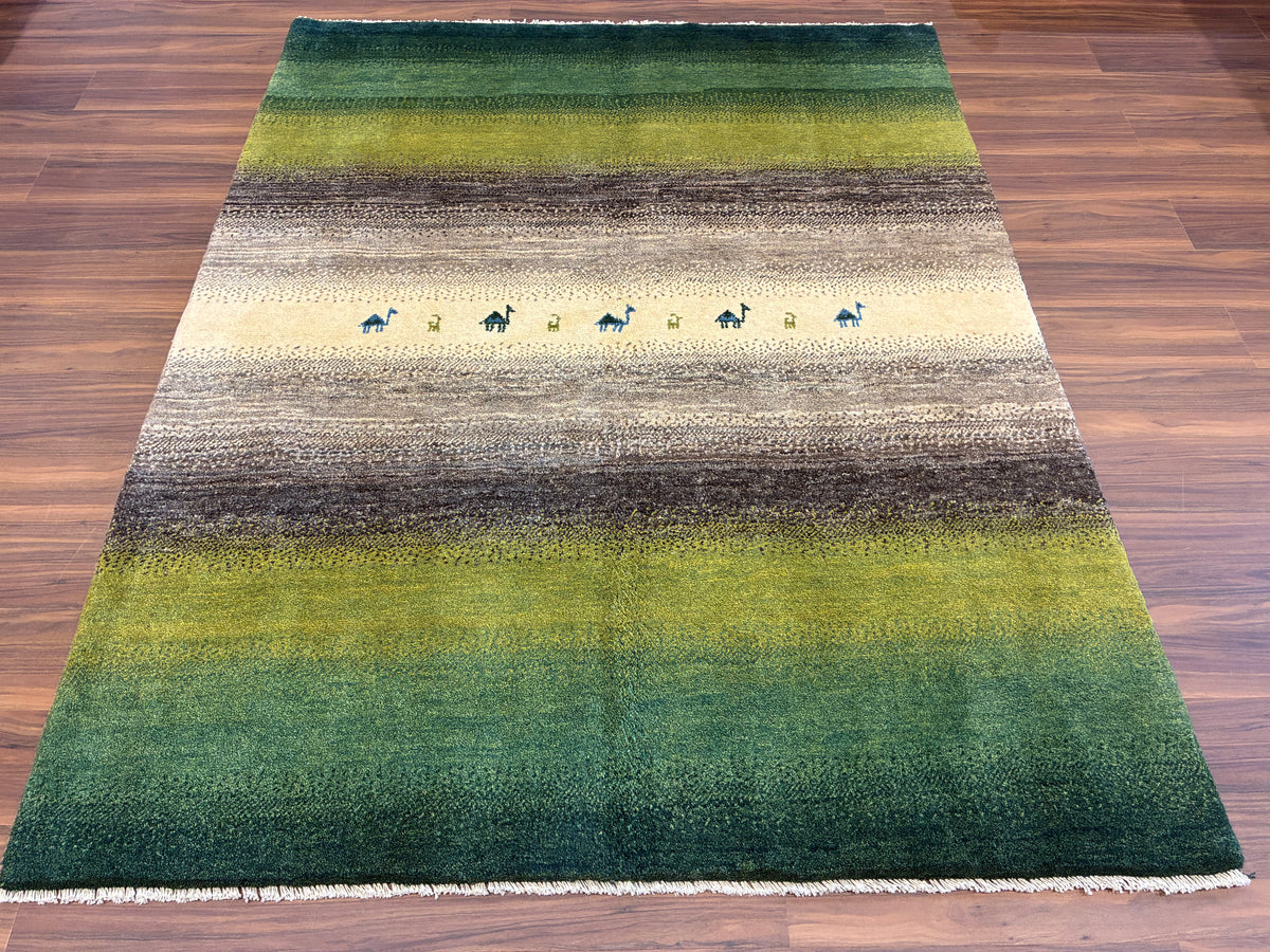 【千葉店】ギャッベ  195cm x 153cm RJ10575