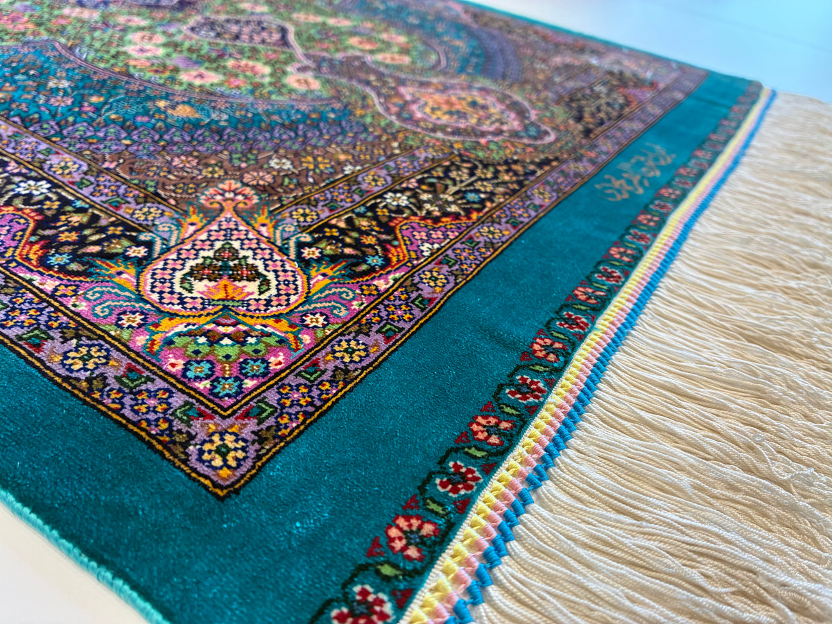 【千葉店】クム モハンマディ工房 88cm x 60cm NT15030