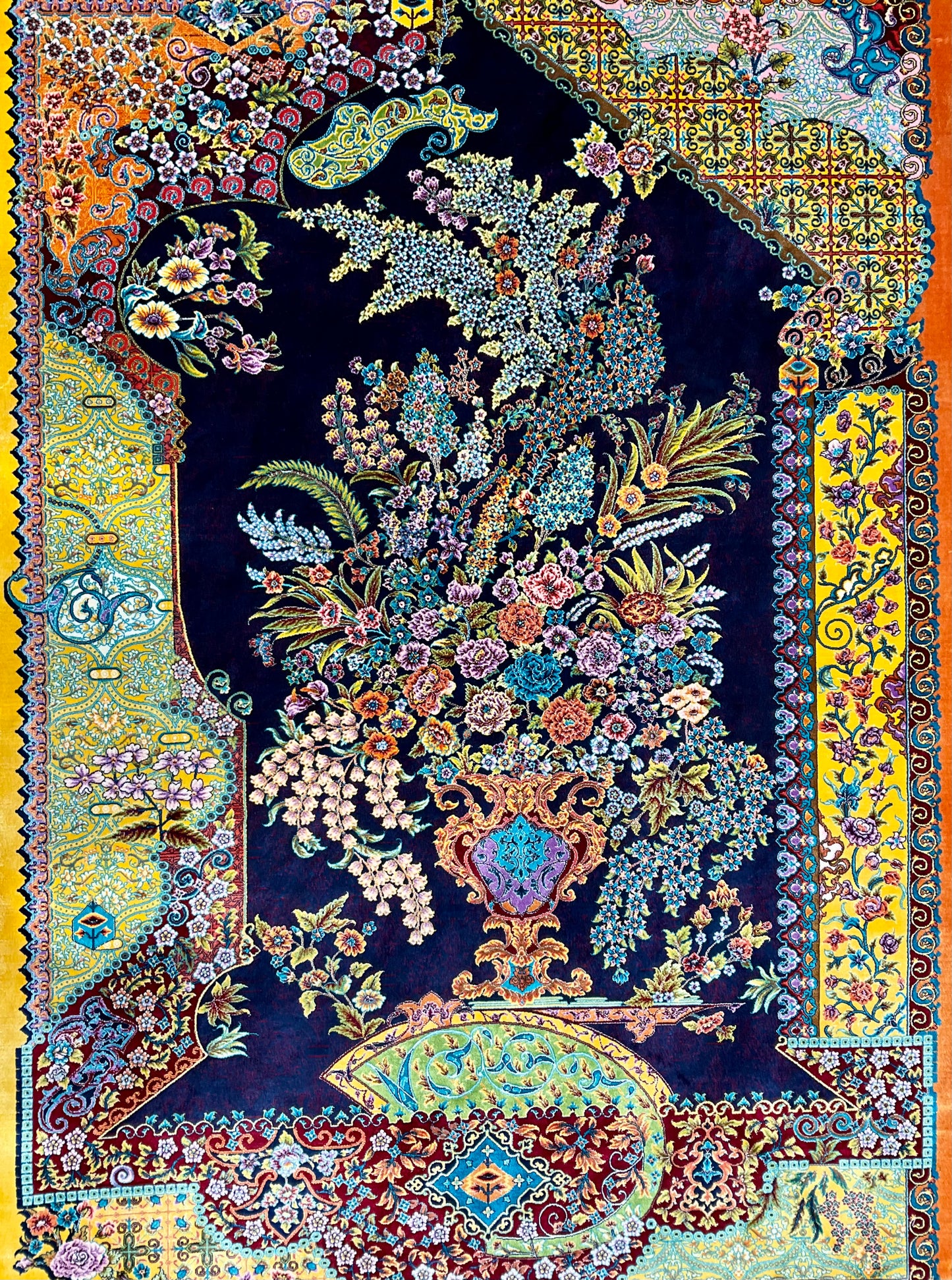 ペルシャンシルク 150cm x 100cm PS10426