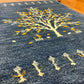 【オンライン限定】ギャッベ 87cm x 60cm RJ5802