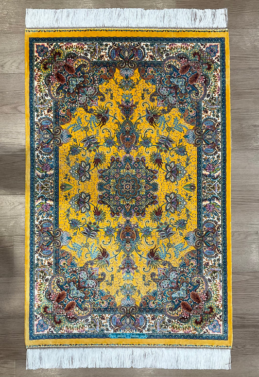 ペルシャンシルク 120cm x 80cm PS10435