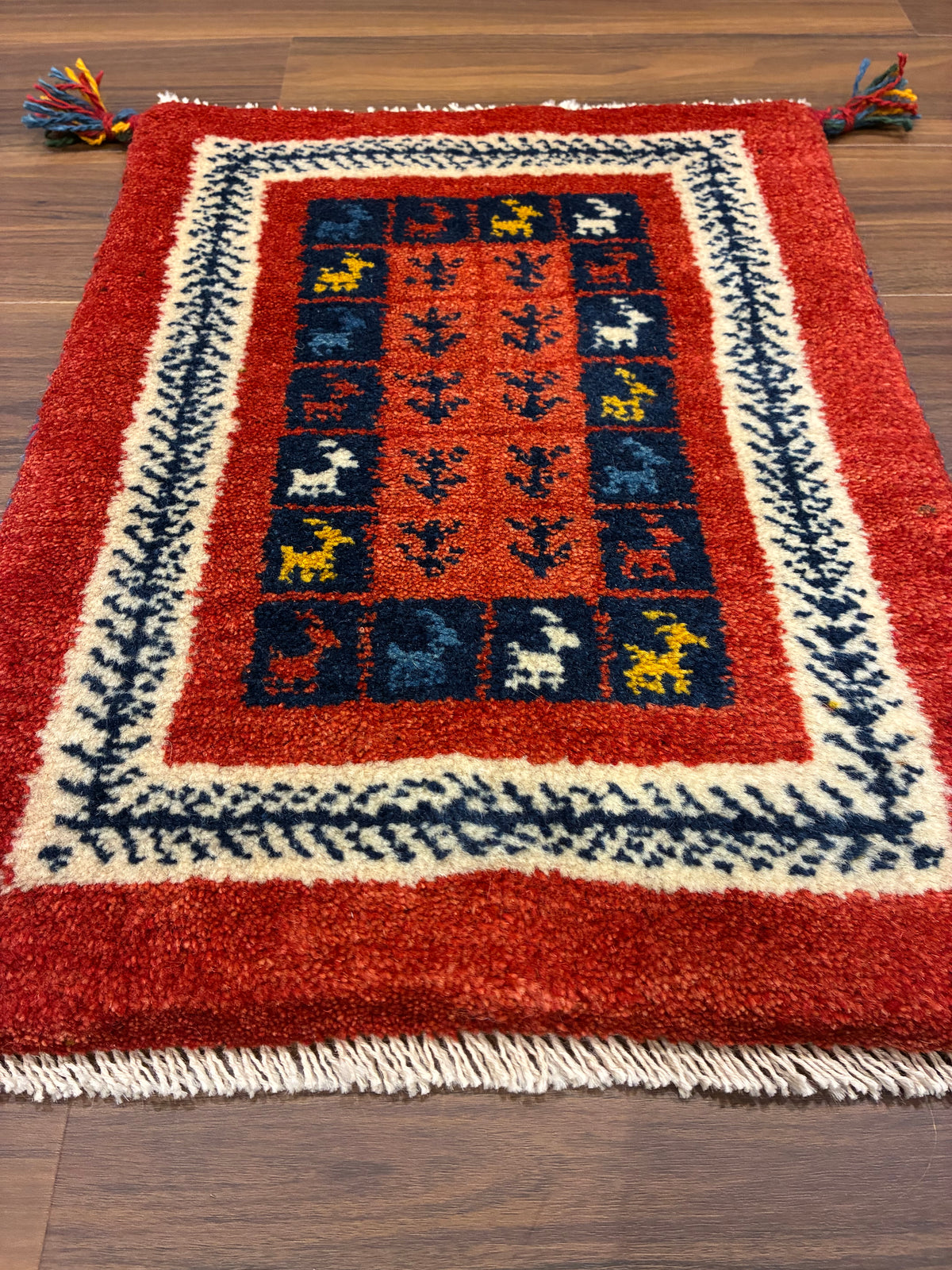 【千葉店】ギャッベ 55cm x 42cm NN20484