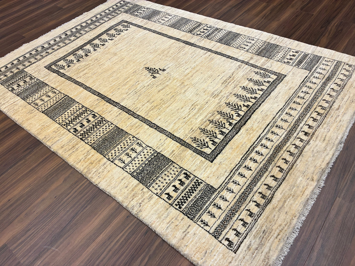 【千葉店】カシュクリギャッベ  210cm x 150cm RJ11000