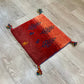 【福岡店】ギャッベ 44cm x 41cm Z3379