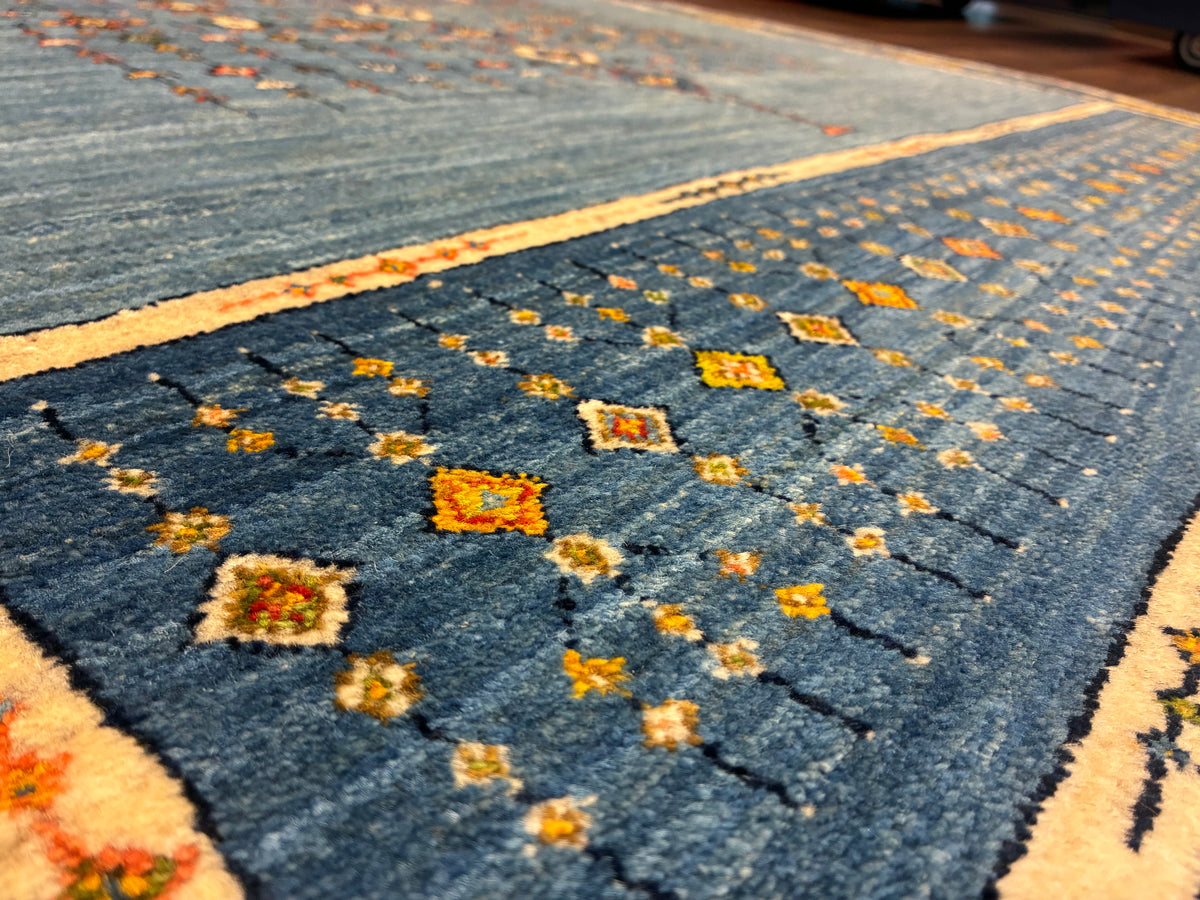 【千葉店】カシュクリギャッベ  208cm x 152cm RJ17449