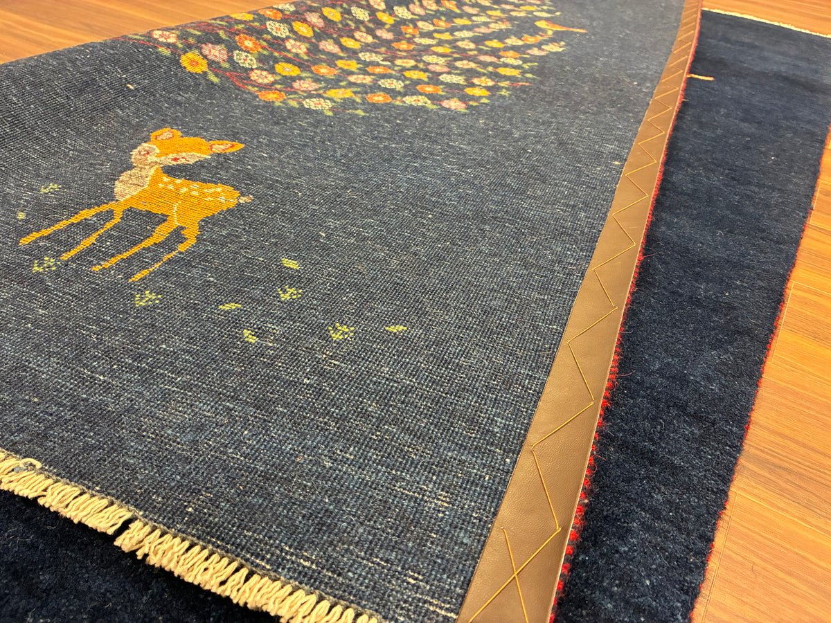 【千葉店】カシュクリギャッベ  203cm x 153cm RJ14445