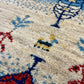 【オンライン限定】ギャッベ 90cm x 62cm (楕円形) RJ12471