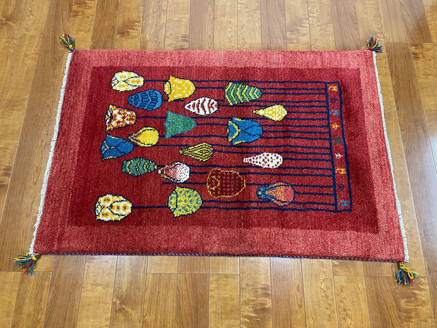 【オンライン限定】ギャッベ 123cm x 85cm RJ12781