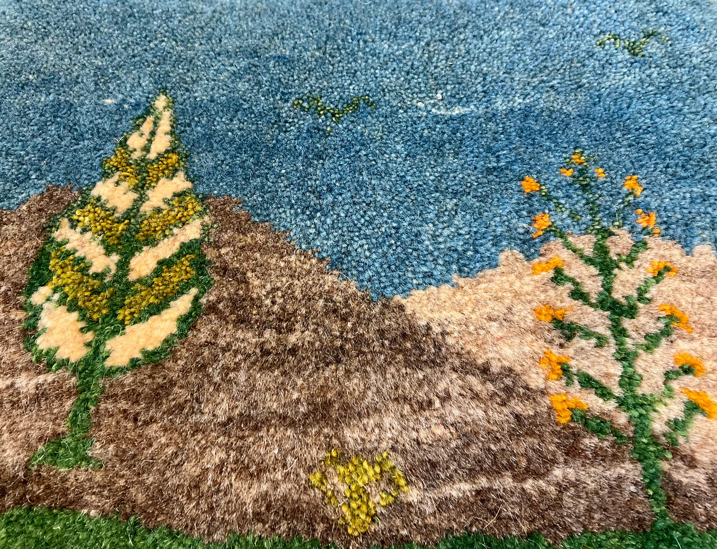 ギャッベ 40cm x 40cm Z27