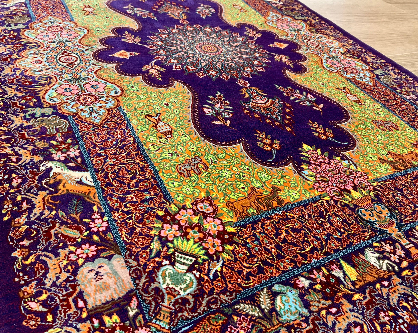 クム ジャムシーディ工房 88cm x 60cm NT8874