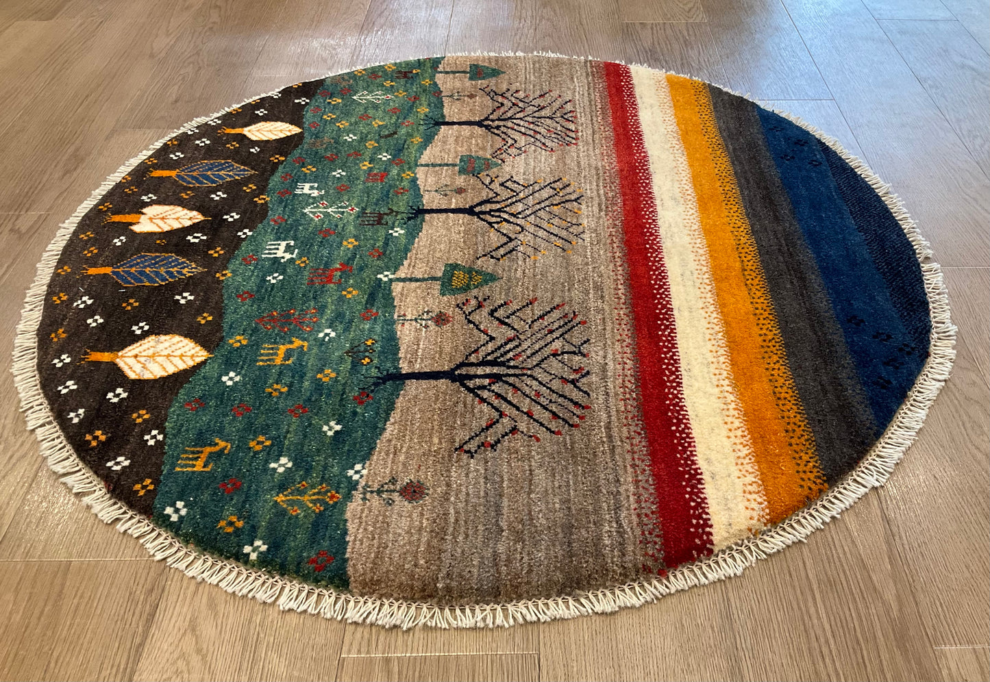 ギャッベ アマレバフト Φ100cm RJ14733